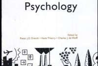 Handbook of Work and Organizational Psychology: Work psychology